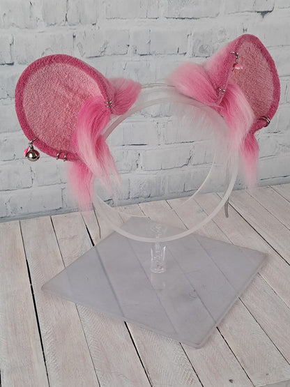 Pink Sakura Mouse Ears