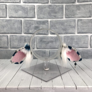 Blue Berry Cow Faux Fur Ears