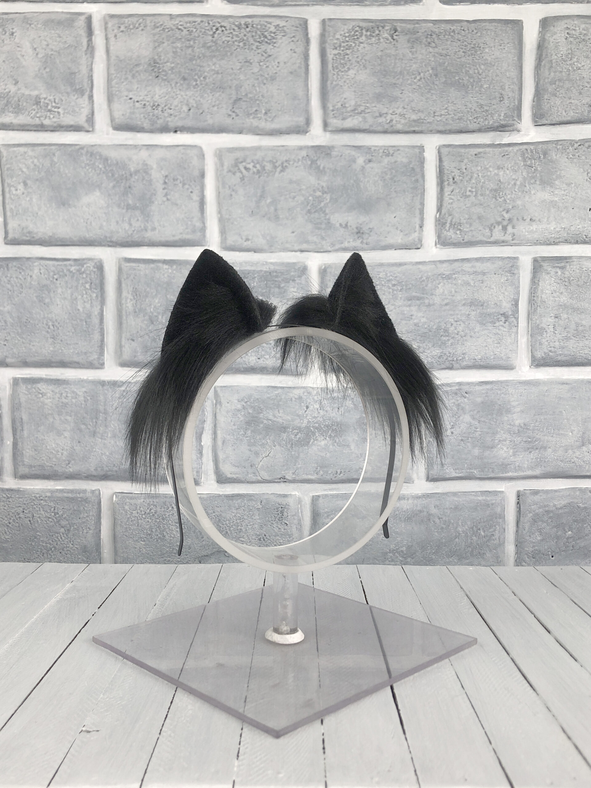 Void Mini Kitten Faux Fur Ears - Image 2