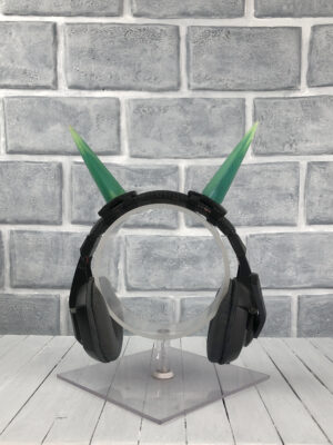 Green Resin Horns | Headset Adapt