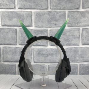 Green Resin Horns | Headset Adapt