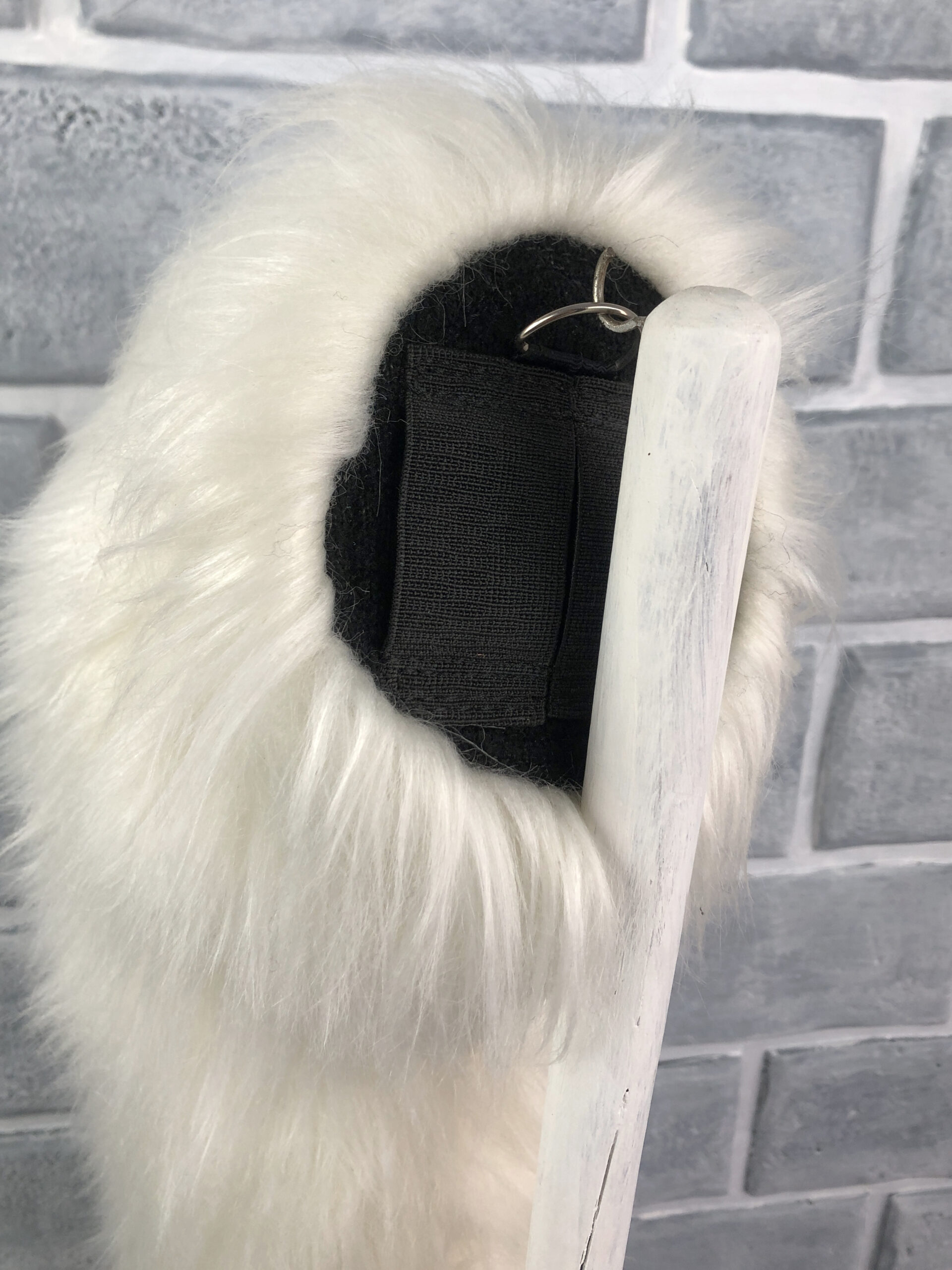 White with Grey tip | Wolf Tail - Image 4