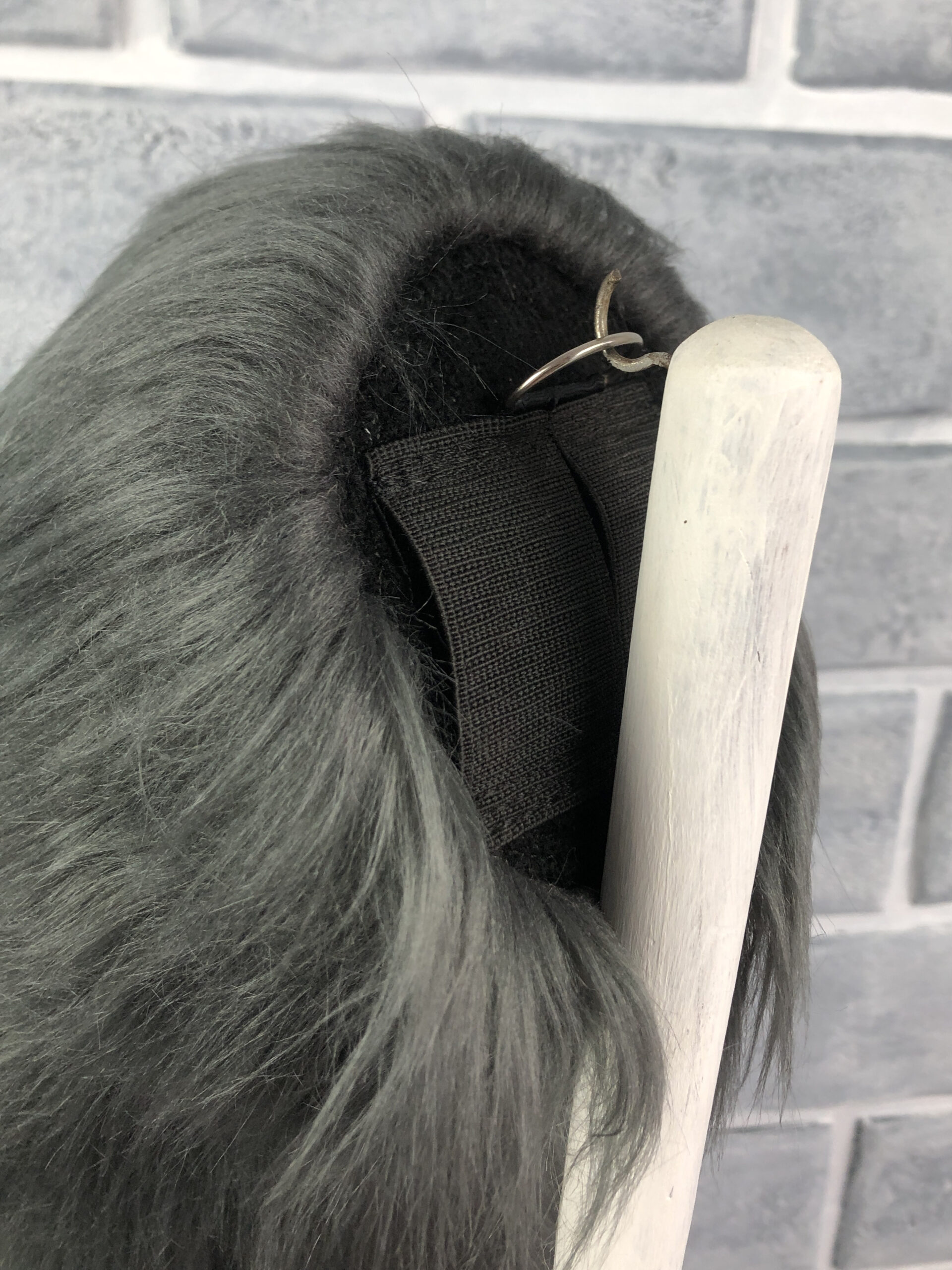Grey with Black tip | Wolf Tail - Image 4