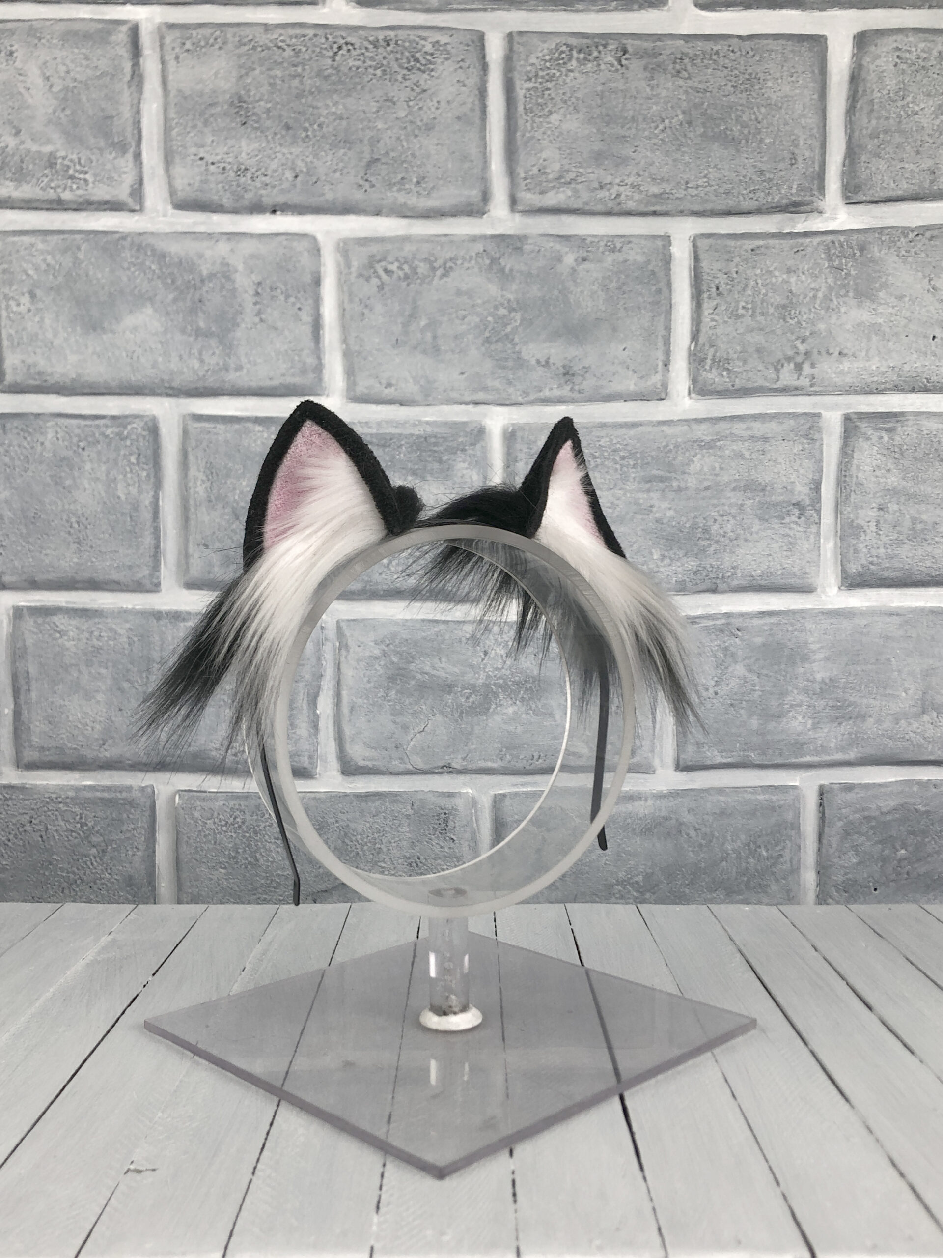 Classic Mini Kitten Faux Fur Ears - Image 2