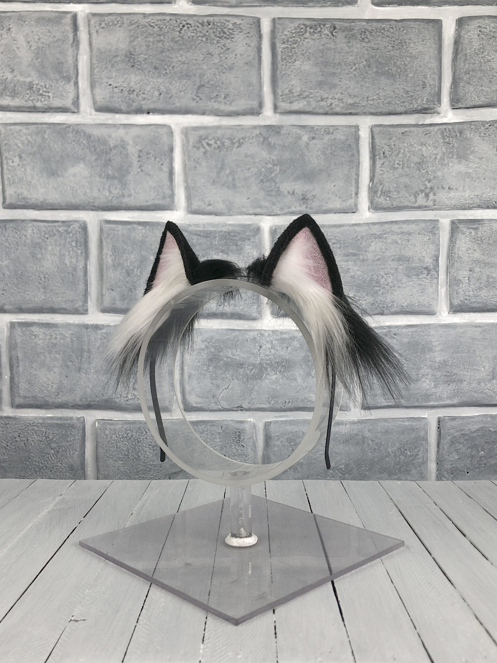 Classic Mini Kitten Faux Fur Ears - Image 3
