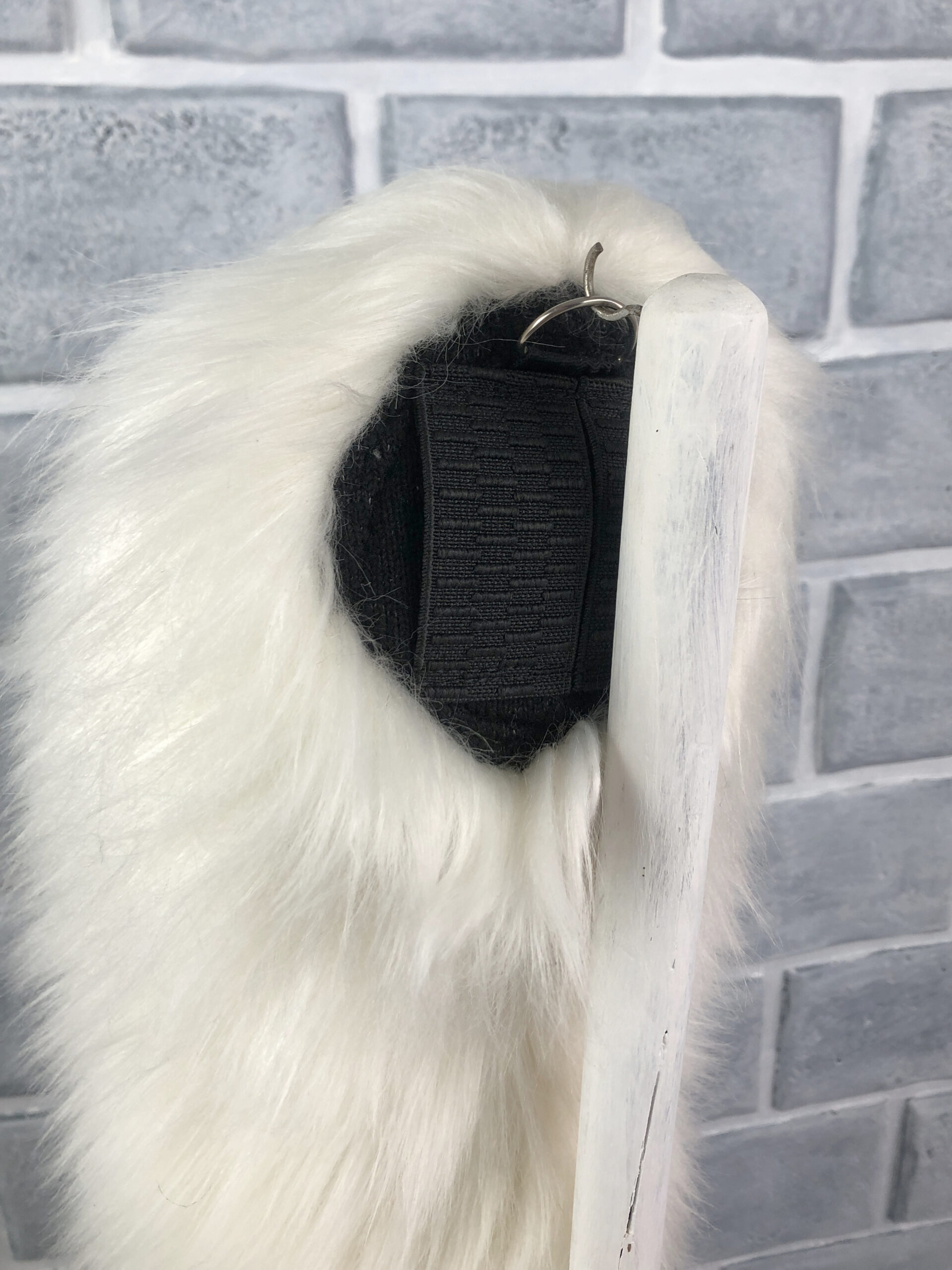 White with Black tip | Wolf Tail - Image 4
